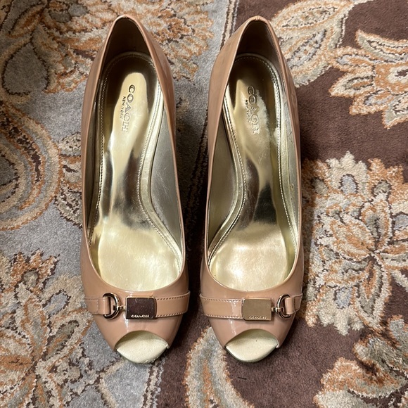 Coach wedge peep toe sandal - Picture 2 of 6